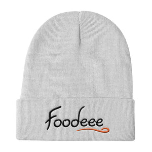 Embroidered Foodeee Knit Beanie