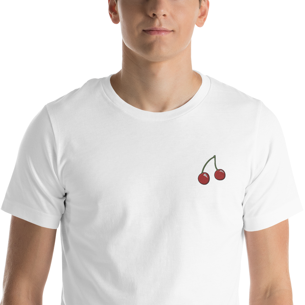 Embroidered Cherry T-Shirt