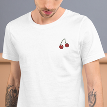 Load image into Gallery viewer, Embroidered Cherry T-Shirt